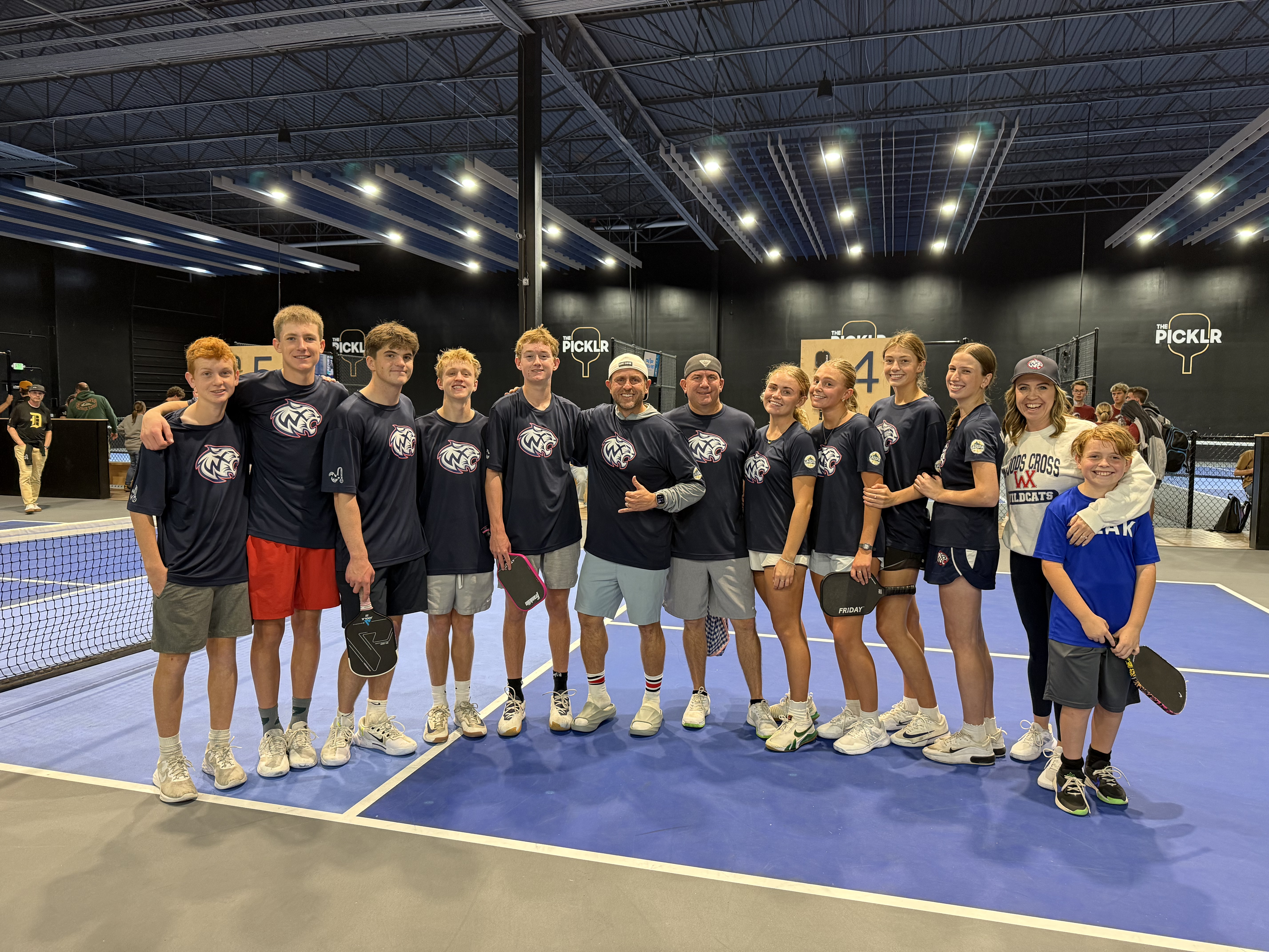WX Pickleball team on court