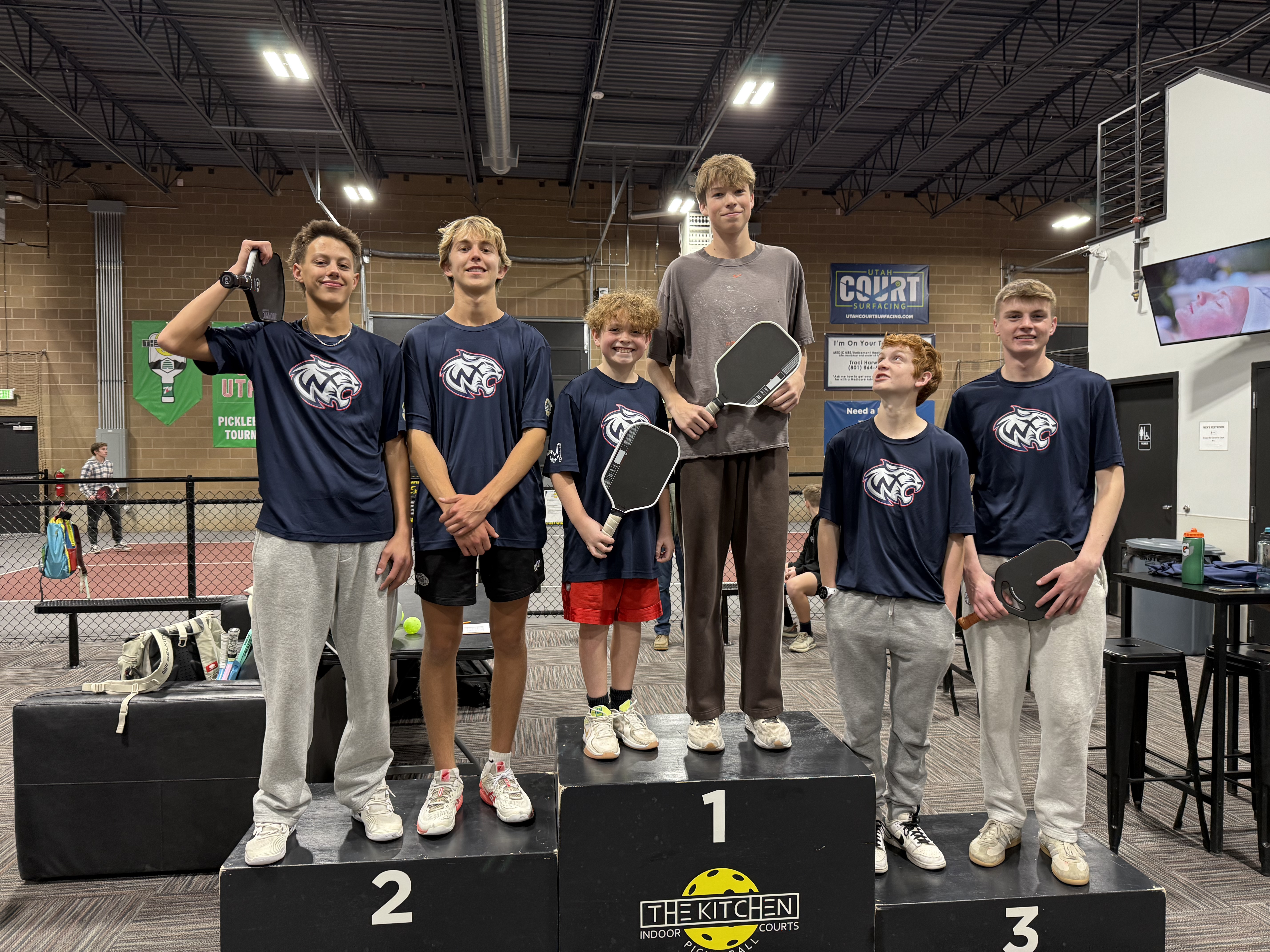 WX Pickleball players on the podium