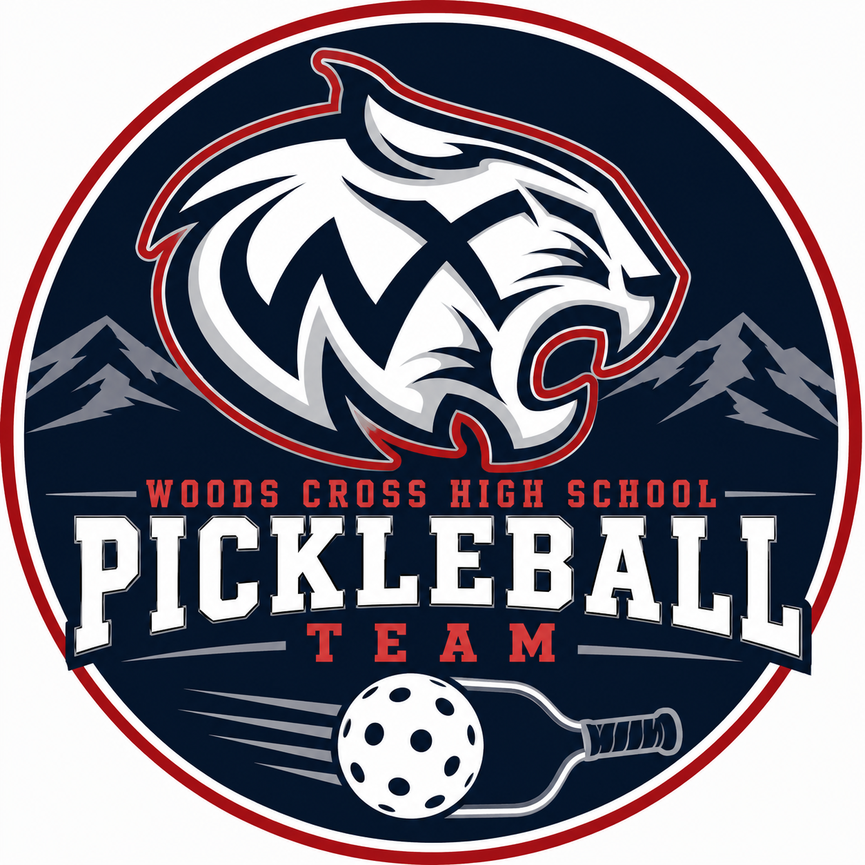 WX Pickleball wildcat logo